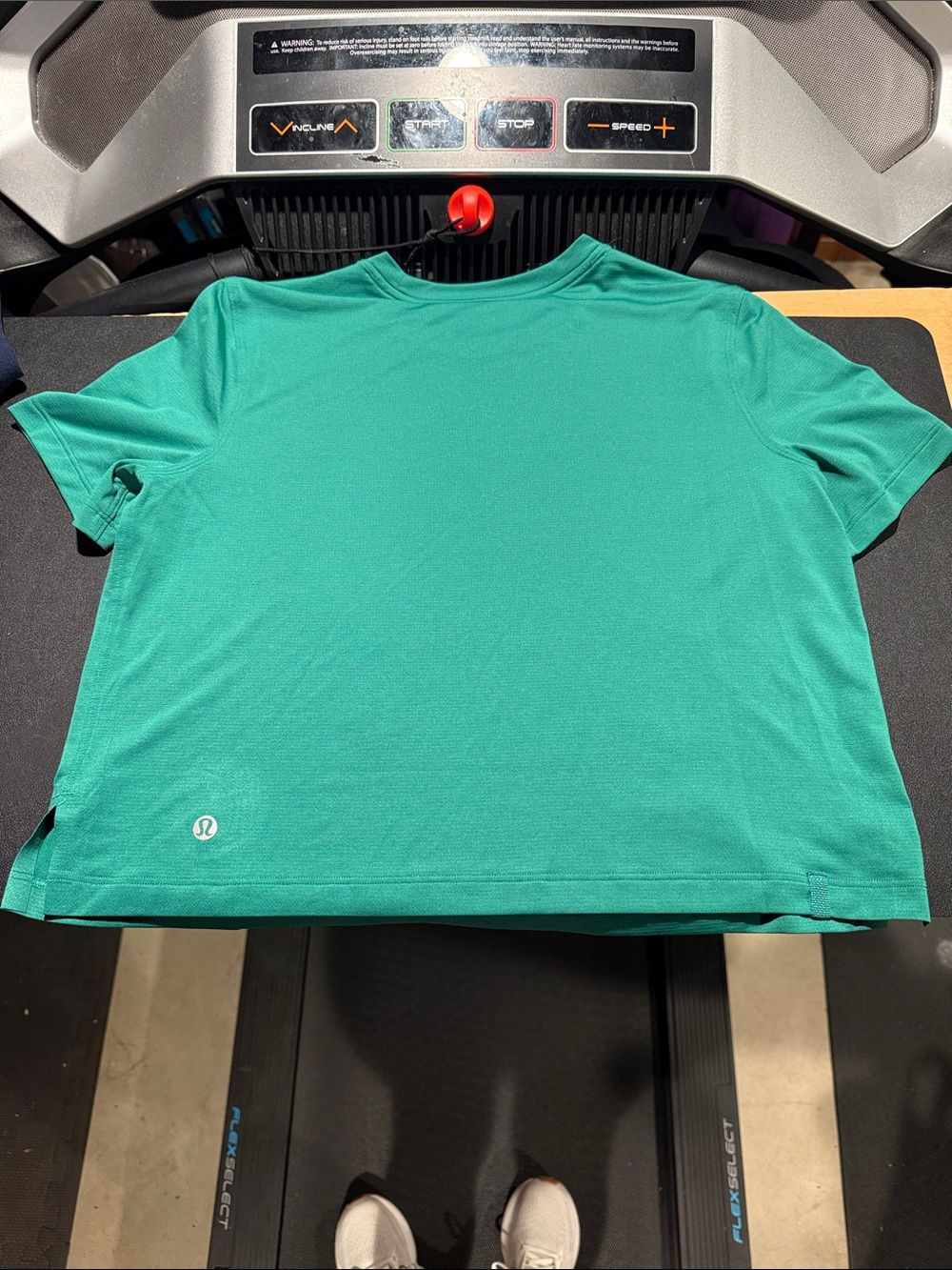 lululemon athletica Teal Crop Top